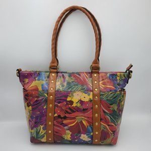 NWOT Patricia Nash Talloria Citrus Sunrise Tote